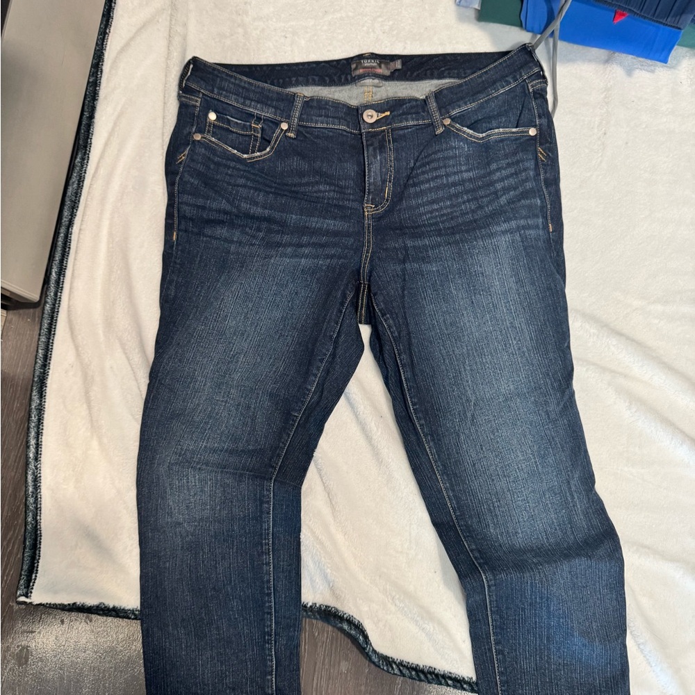 Torrid Blue Straight Leg Jeans Classic Style